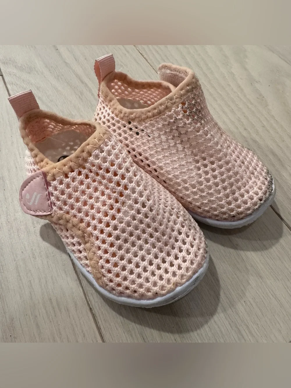 Kids Breathable Mesh Slip-On Shoes - Light Pink